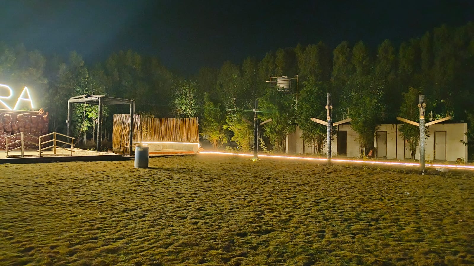 Luxurious hotel room with a view