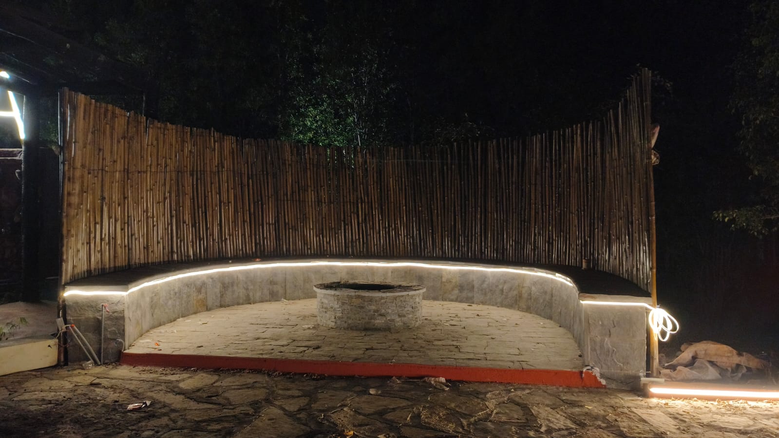 Luxurious hotel room with a view