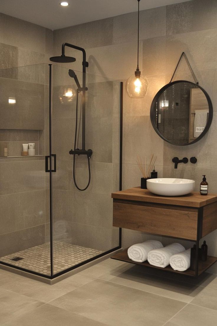 Contemporary living room with bold art